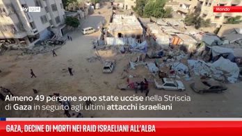 Gaza, decine di morti nei raid israeliani all’alba