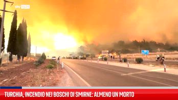 Incendio Turchia, almeno uan vittima nel bosco di Smirne